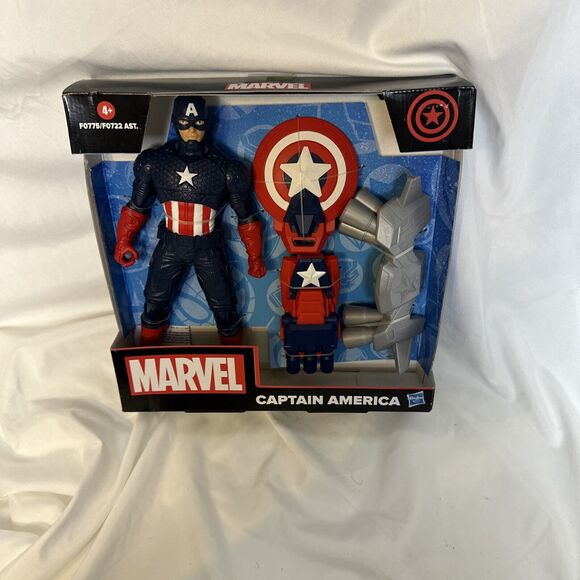 2021 Marvel CAPTAIN AMERICA 9" Action Figure Shield Gauntlet Booster NEW NIB - Picture 2 of 10